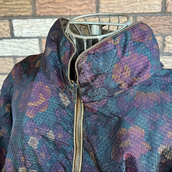 GORGEOUS VTG purple and gold windbreaker bomber - Picture 5 of 6